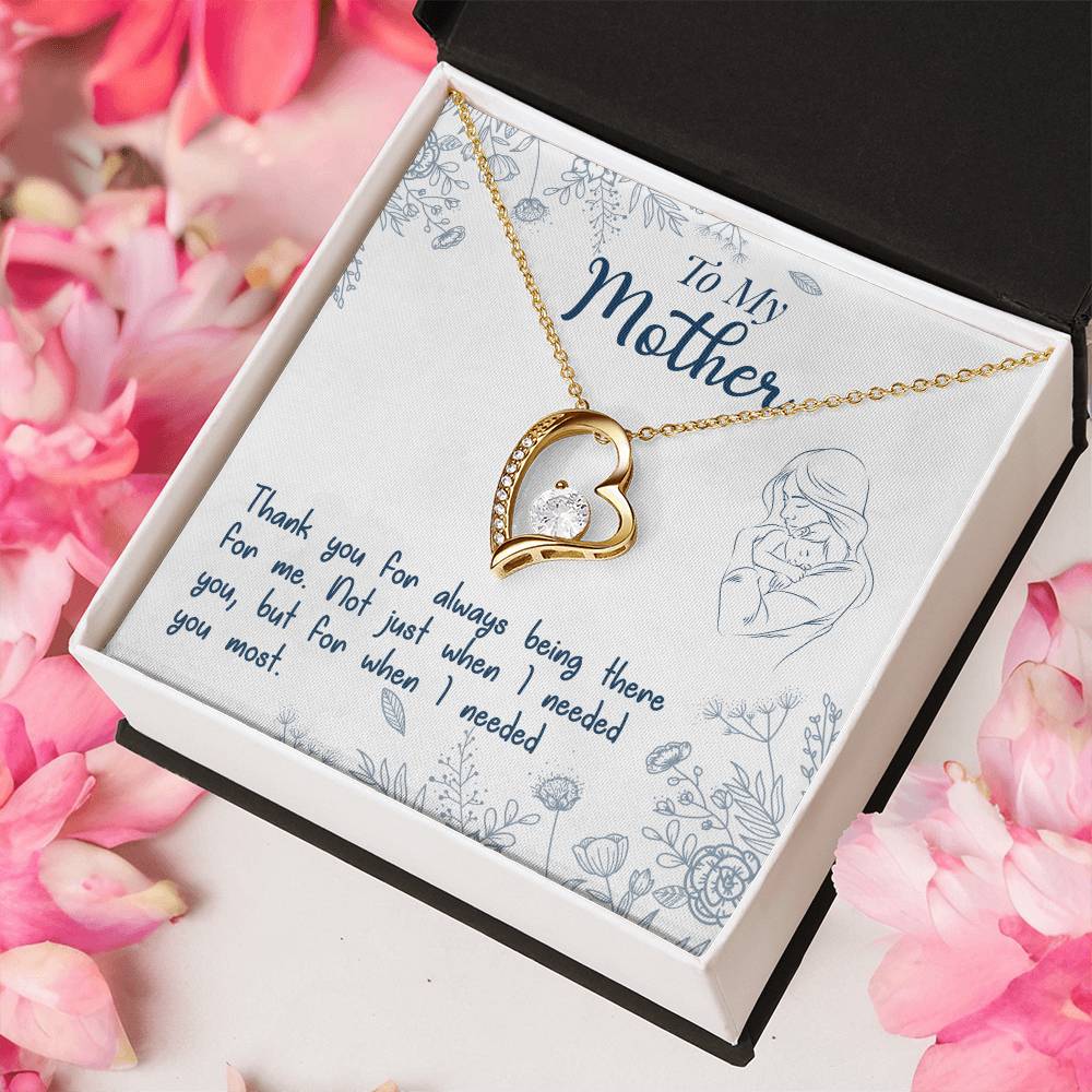 To My Mom Mother Necklace Gift For Mother Xmas Christmas Customize Gift To My Mom 8 Forever Love Necklace