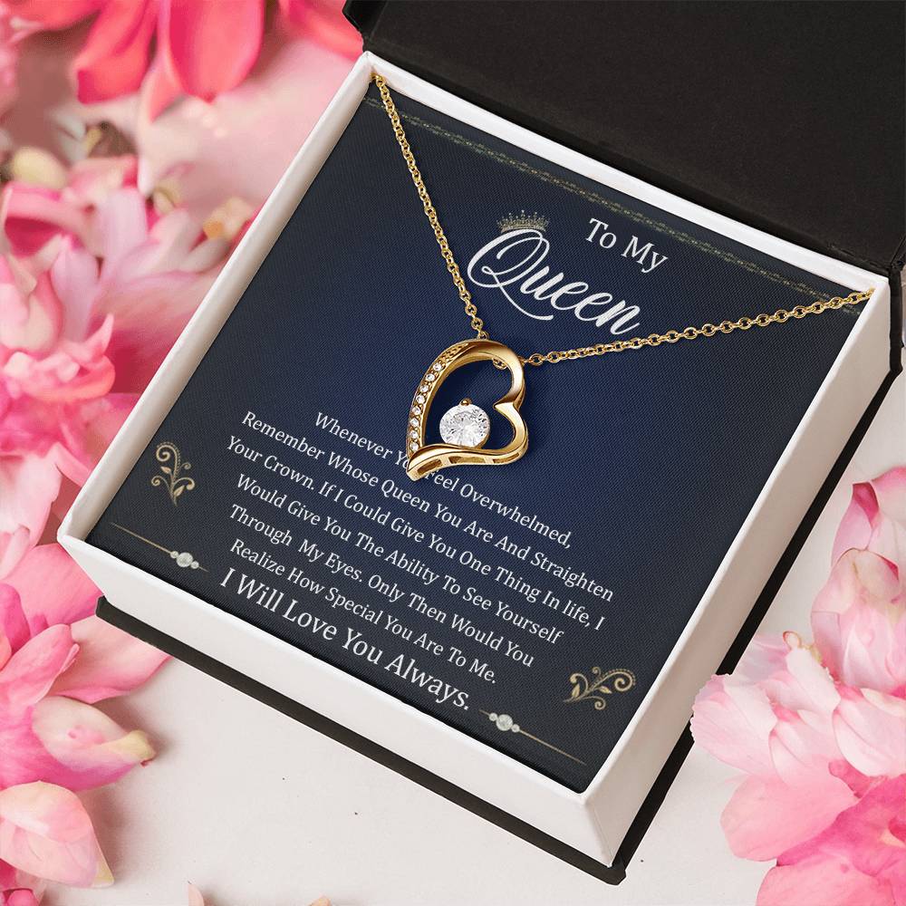 My Queen I Will Love You Always Forever Love Necklace 1 Forever Love Necklace
