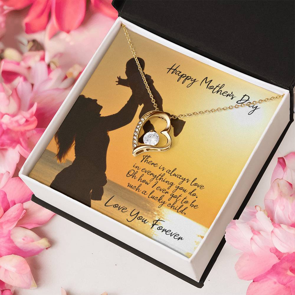 Meaningful Gift For Mom Mothers Day Gift For Mom Who Has Everything Necklace For Mom From Daughter Sentimental Gift For Mom Thanks Forever Love Necklace