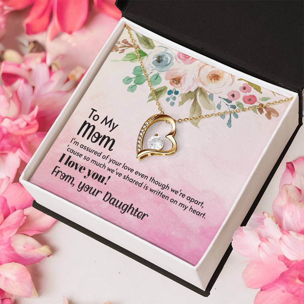 To My Mom Forever Love Necklace Mother Necklace Gift For Mother Xmas Christmas Customize Gift To My Mom Forever Love Necklace