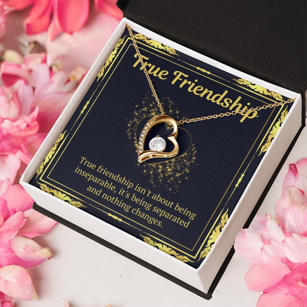 True Friendship Gift Forever Love Necklace