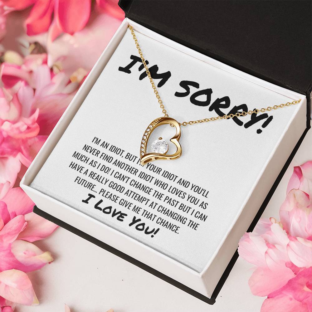 Sorry Apology 1 Forever Love Necklace