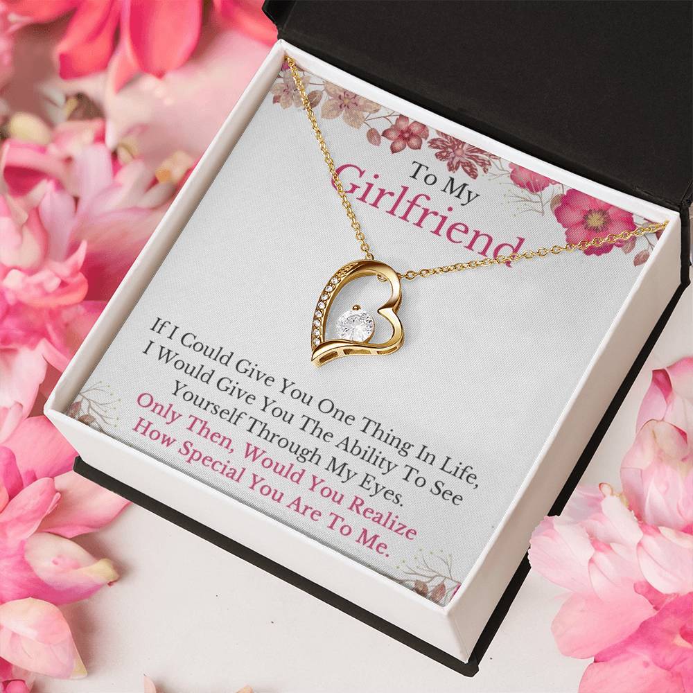 To My Girlfriend - Always Special In My Eyes Necklace Forever Love Necklace