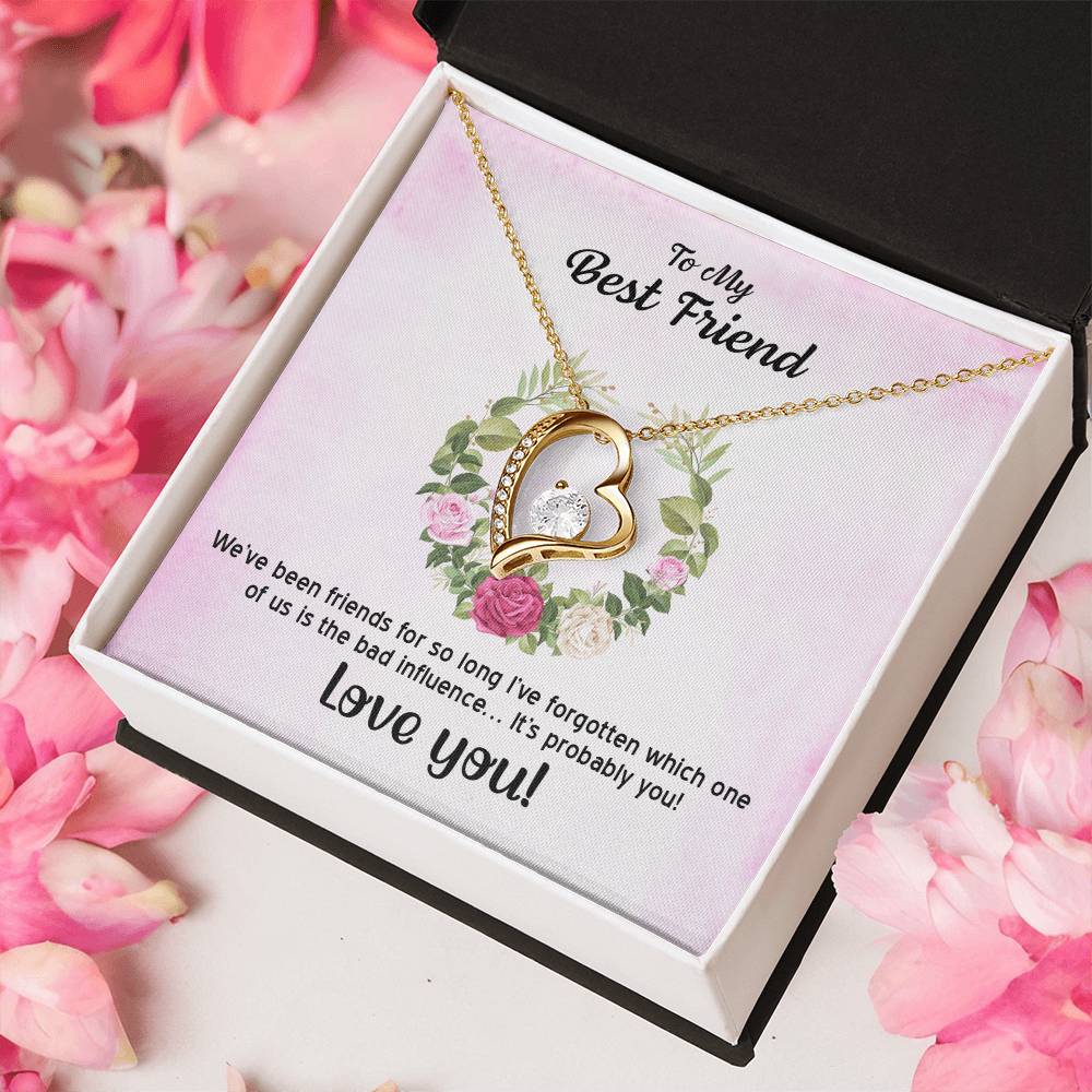 To My Best Friend Necklace Forever Love Necklace