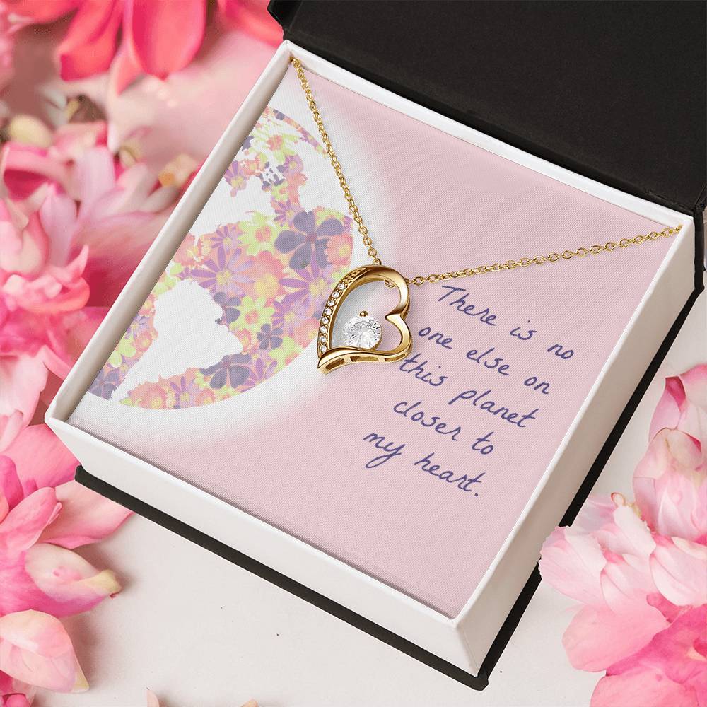 There Is No One Else On This Planet Closer To My Heart Necklace 1 Forever Love Necklace