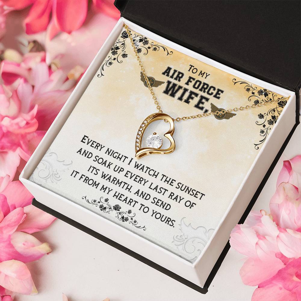 Forever Love Necklace To My Air Force Wife 1 Forever Love Necklace