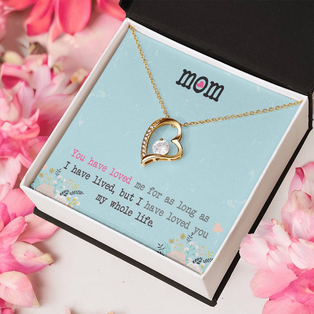 Perfect Gift For Mom On Mother's Day Forever Love Necklace