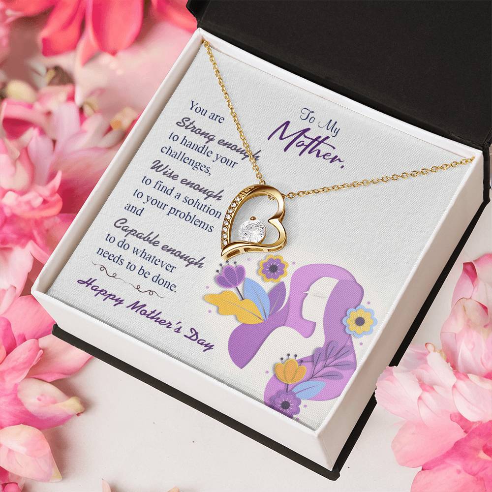 To My Mom 7 1 Forever Love Necklace