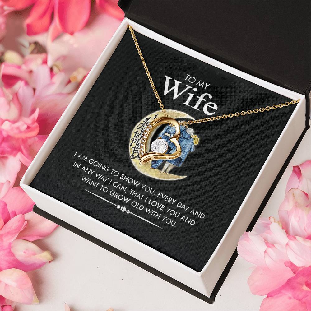 To My Wife 2 1 Forever Love Necklace