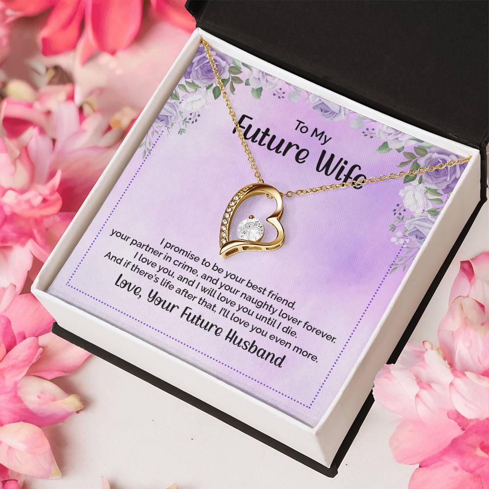To My Future Wife I Promise To Be Your Best Friend 1 Forever Love Necklace