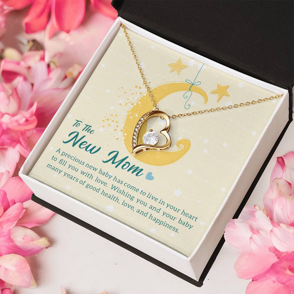 Forever Love Necklace For New Mom Gift For New Mom Forever Love Necklace