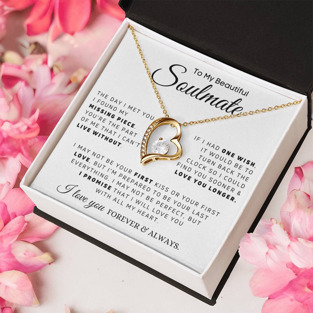 Soulmate Missing Piece 0028w Forever Love Necklace