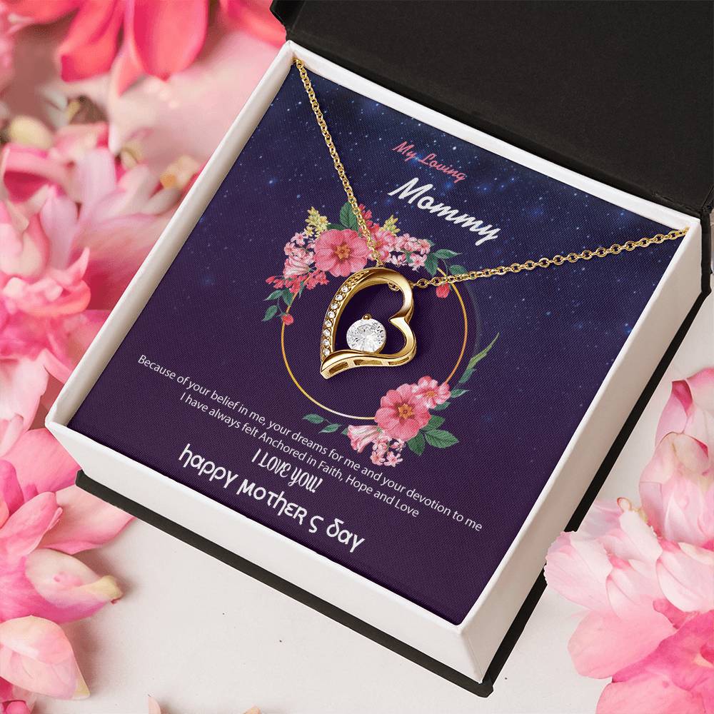 To My Mom 1 Forever Love Necklace