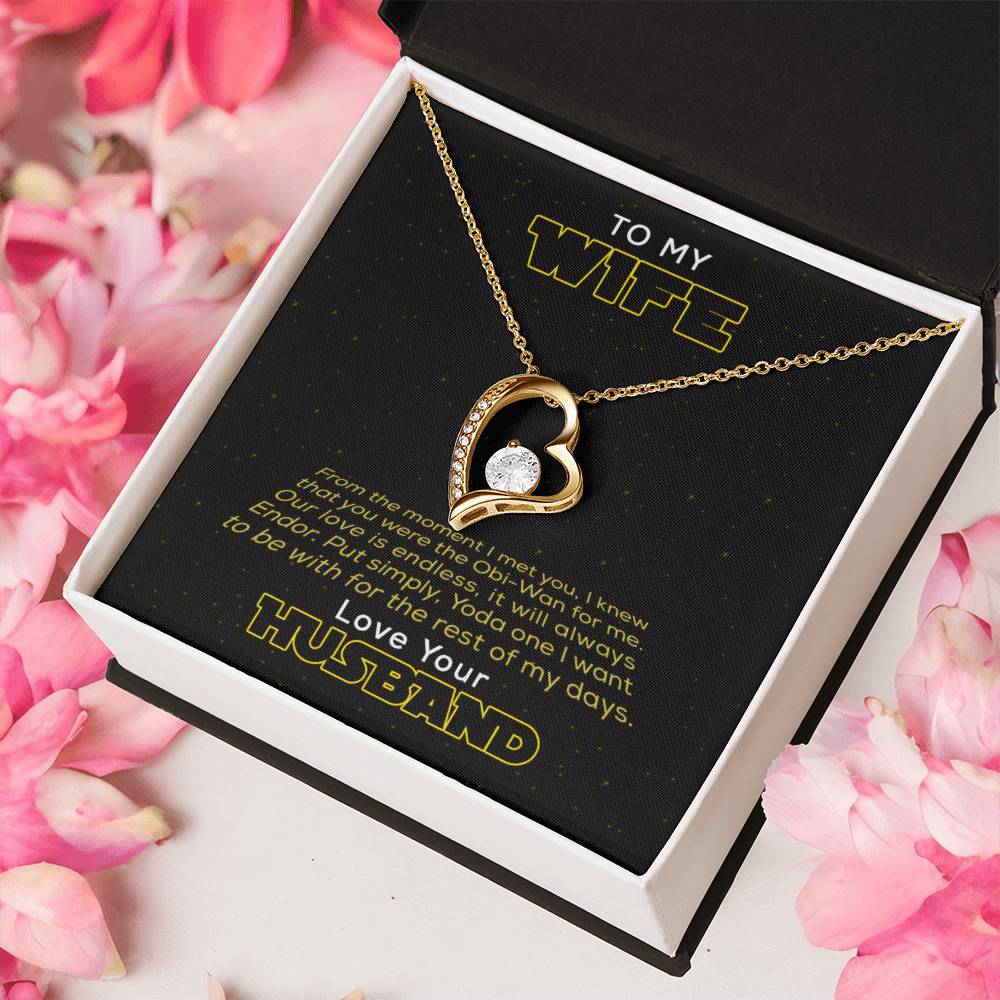 To My Wife Love You Longer With Pod Message Card Wife Necklace Gift For Wife Birthday Gift Anniversary Gift For Forever Love Necklace