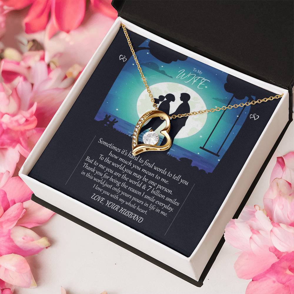 Gift For Wife I Love You Necklace 1 Forever Love Necklace