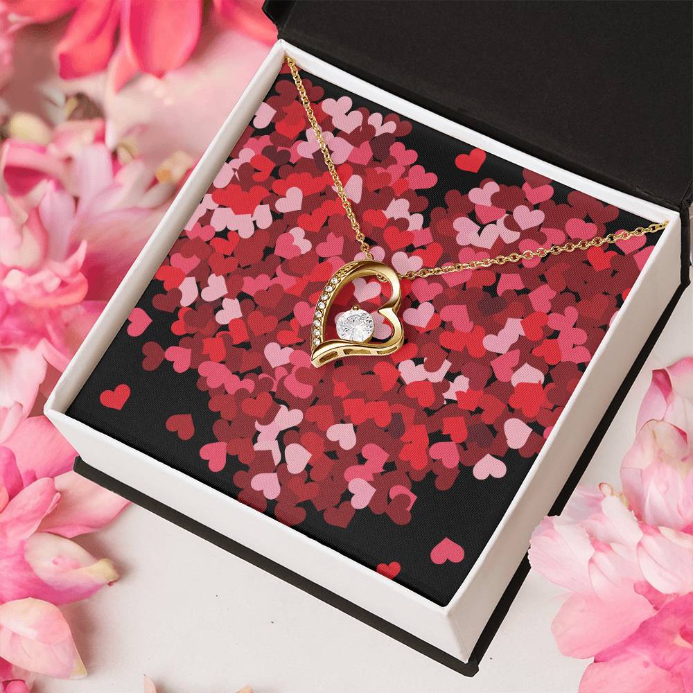 Heart Cluster 1 Forever Love Necklace