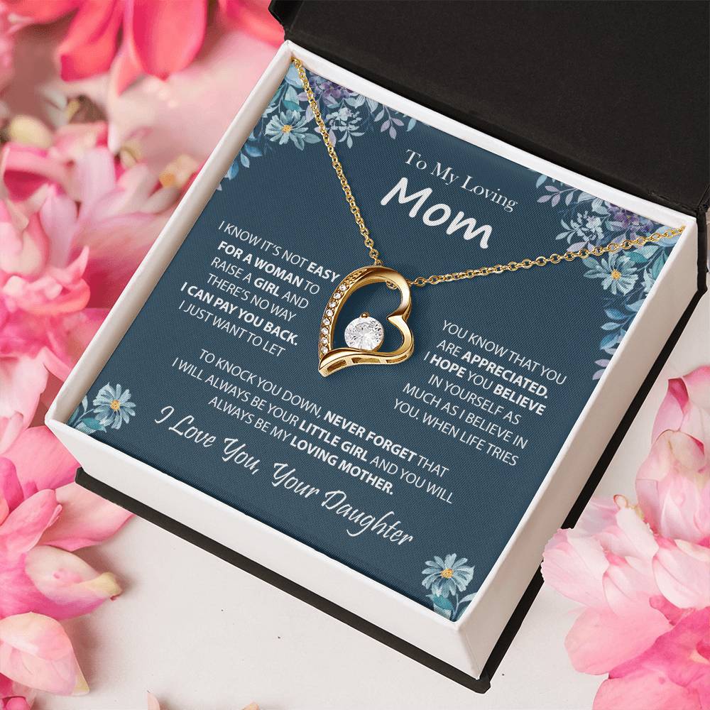 Mothers Day Heart Necklace Forever Love Mother Daughter 1 Forever Love Necklace