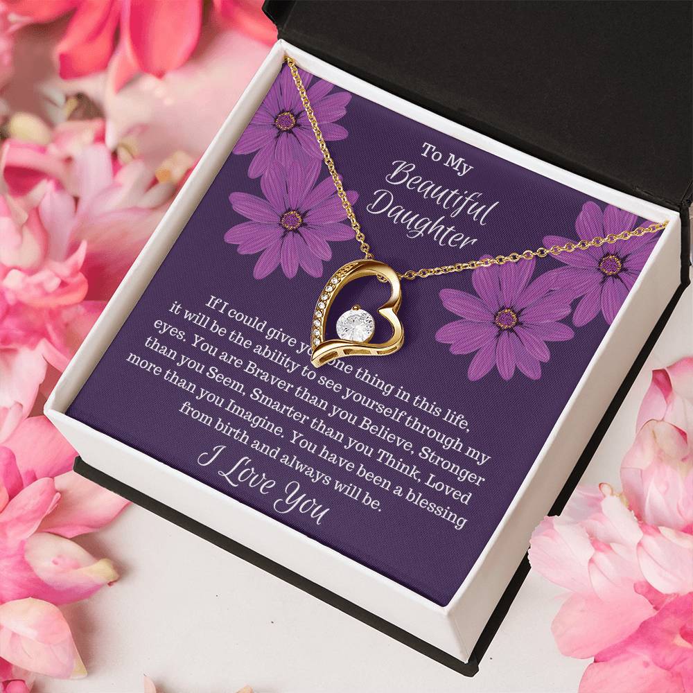 Gift For Daughter If I Could Give You One Thing... Forever Love 1 Forever Love Necklace