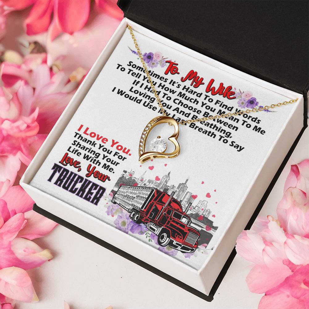 Trucker's Wife 2 1 1 Forever Love Necklace