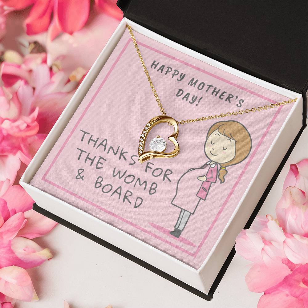 Mother's Day With Message Card 1 Forever Love Necklace