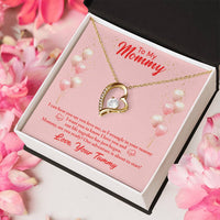 To My Mommy I Can Hear You Say You Love Me As I Wrangle In Your Tummy I Want You I Love You Necklace 1 Forever Love Necklace