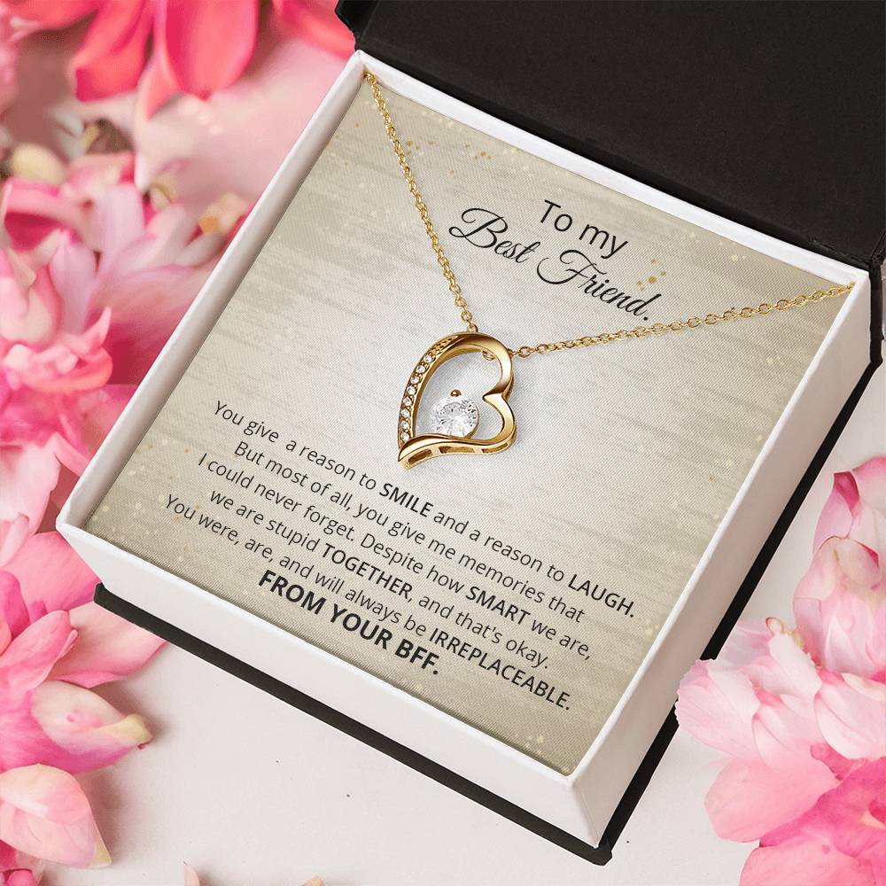 To My Best Friend Thank You Gift  Souls Sisters Necklace  Bff Necklace  Best Friend Gift  Best Friend Jewelry  Friends Forever Quotes Forever Love Necklace