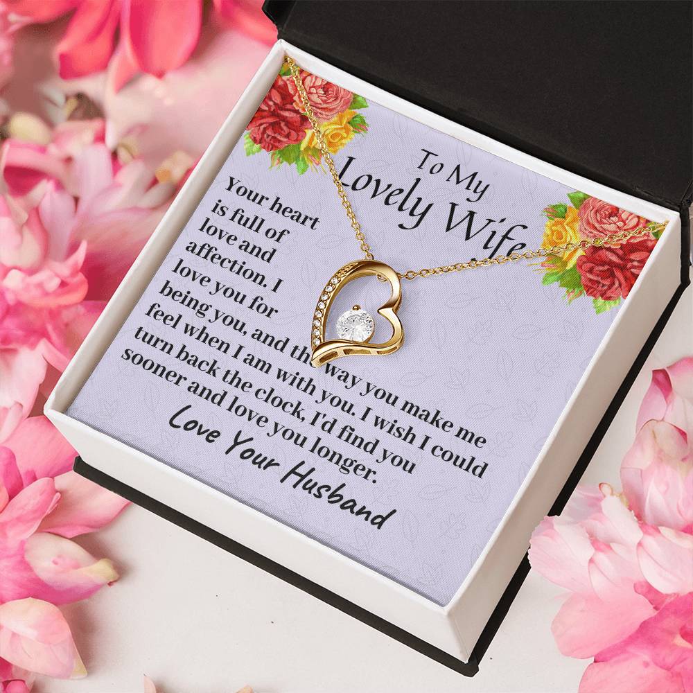 To My Wife I Love You For Being You Necklace 1 Forever Love Necklace