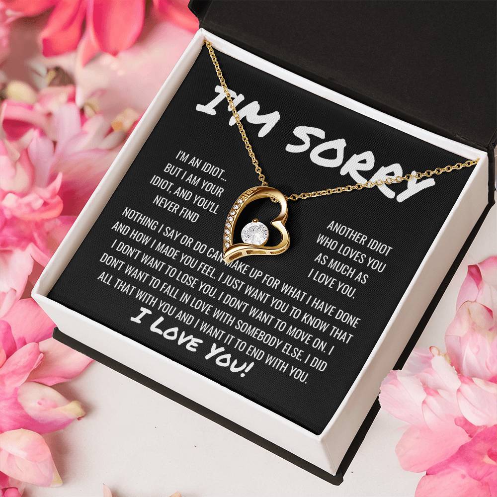Sorry Apology Necklace 1 Forever Love Necklace