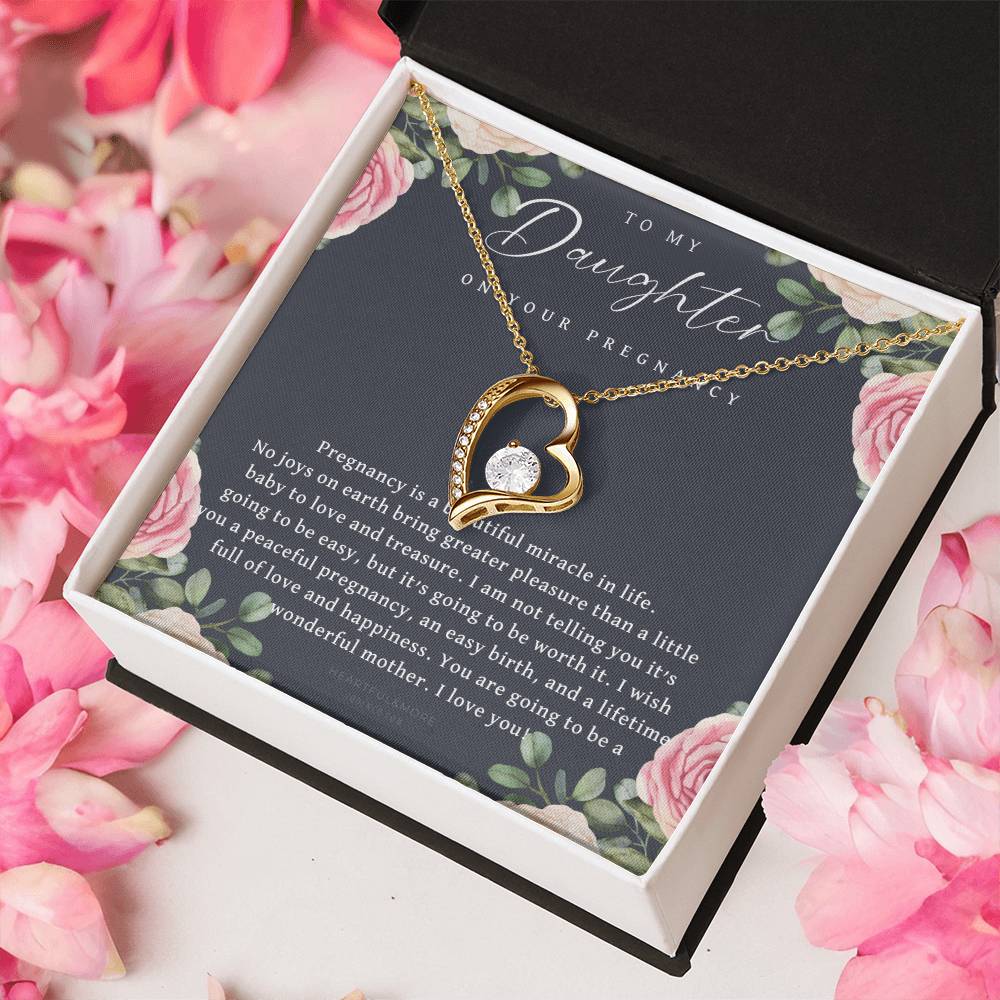 New Mom Expecting Mom Gift Expecting Mom Gift Pregnancy Gift For Daughter Mothers Day Gifts Anniversary Forever Love Necklace