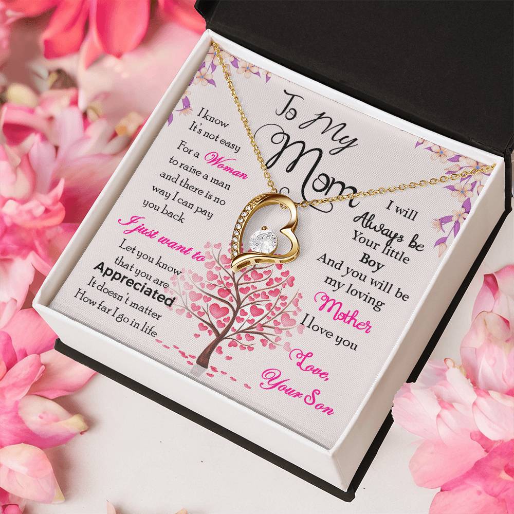Neckless For Mother By Son Forever Love Necklace