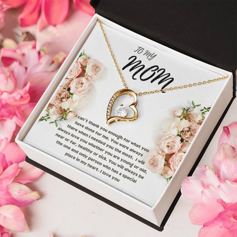 Special Gift For Your Mom Forever Love Necklace