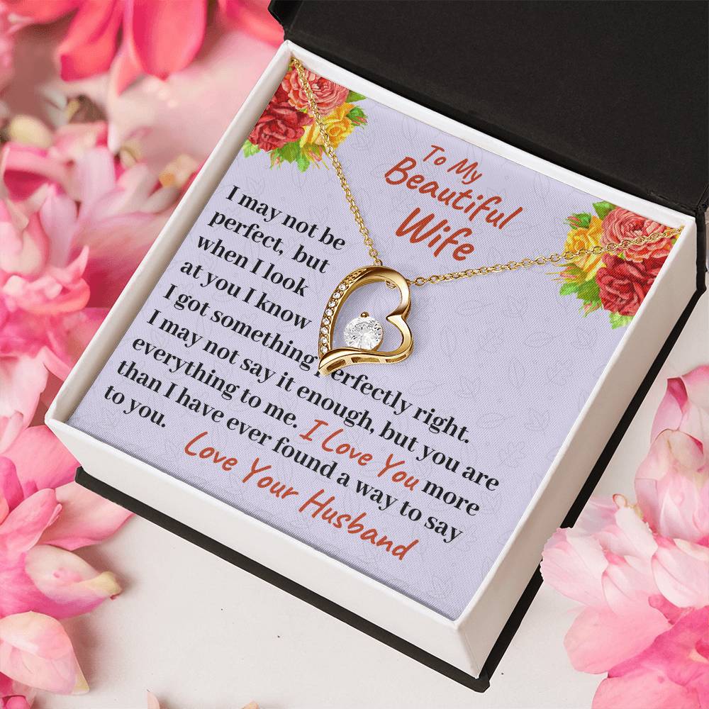 To My Beautiful Wife You Are Everything To Me Necklace 1