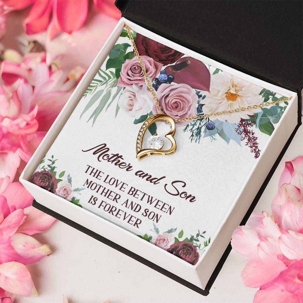 Mother Son Necklace Mother And Son Necklace Mom Jewelry From Son Gift For Mom From Sonmother And Son Birthday Gift 1 Forever Love Necklace