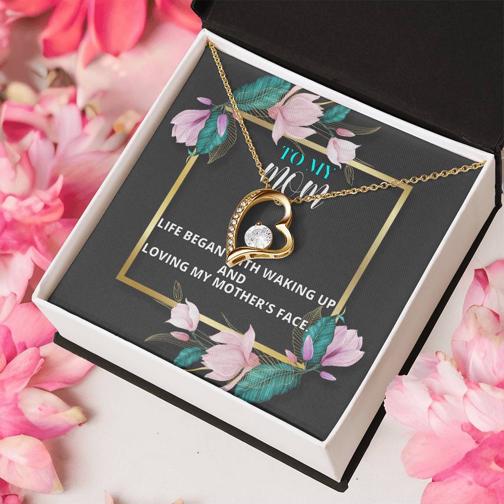 Forever Love Necklace With Message Card Forever Love Necklace