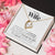 To My Wife Through My Eyes Heart Necklace 1 Forever Love Necklace