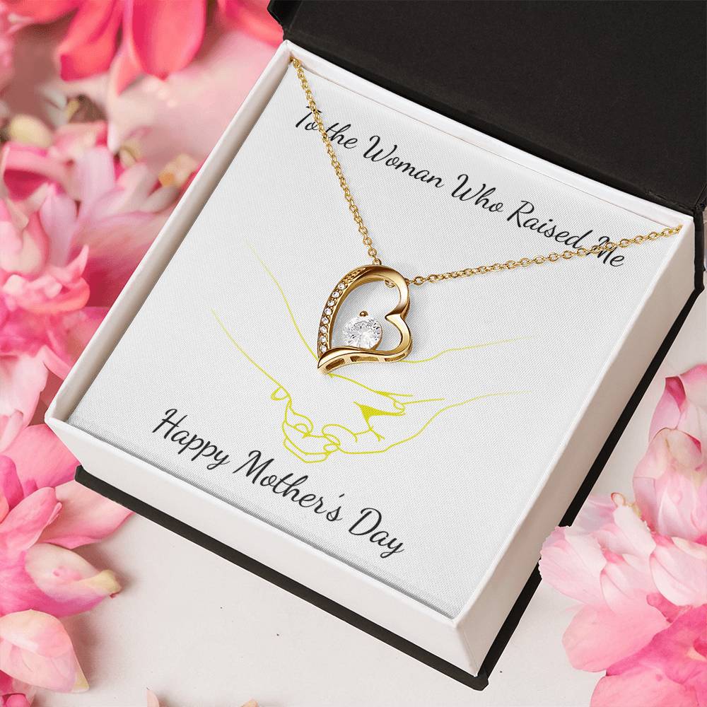 To The Women Who Rice Me Happy Mother's Day Necklace 1 Forever Love Necklace