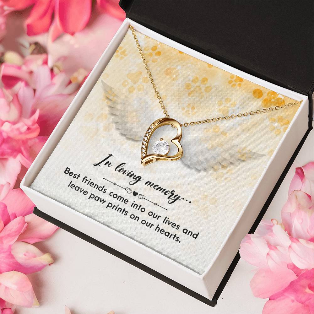 In Loving Memory Best Friends Come Into Necklace 1 Forever Love Necklace