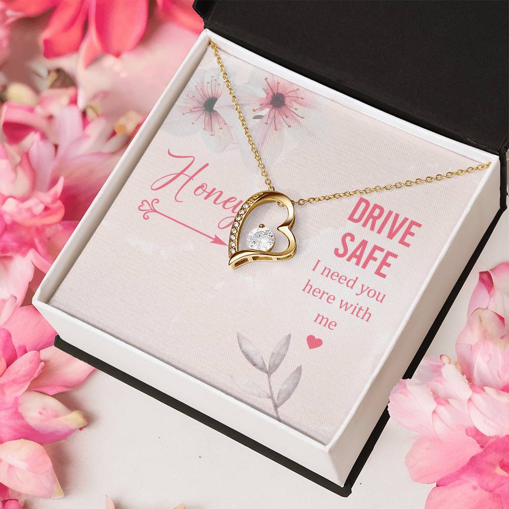 Hony Drive Safe I Need You Here With Me Forever Love Necklace