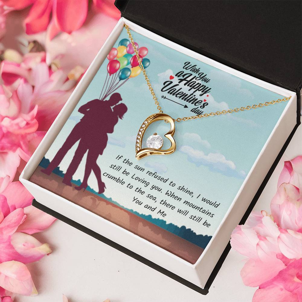 Valentines Day Necklace Gift For Girlfriend And Wife Perfect Love Gift Forever Love Necklace