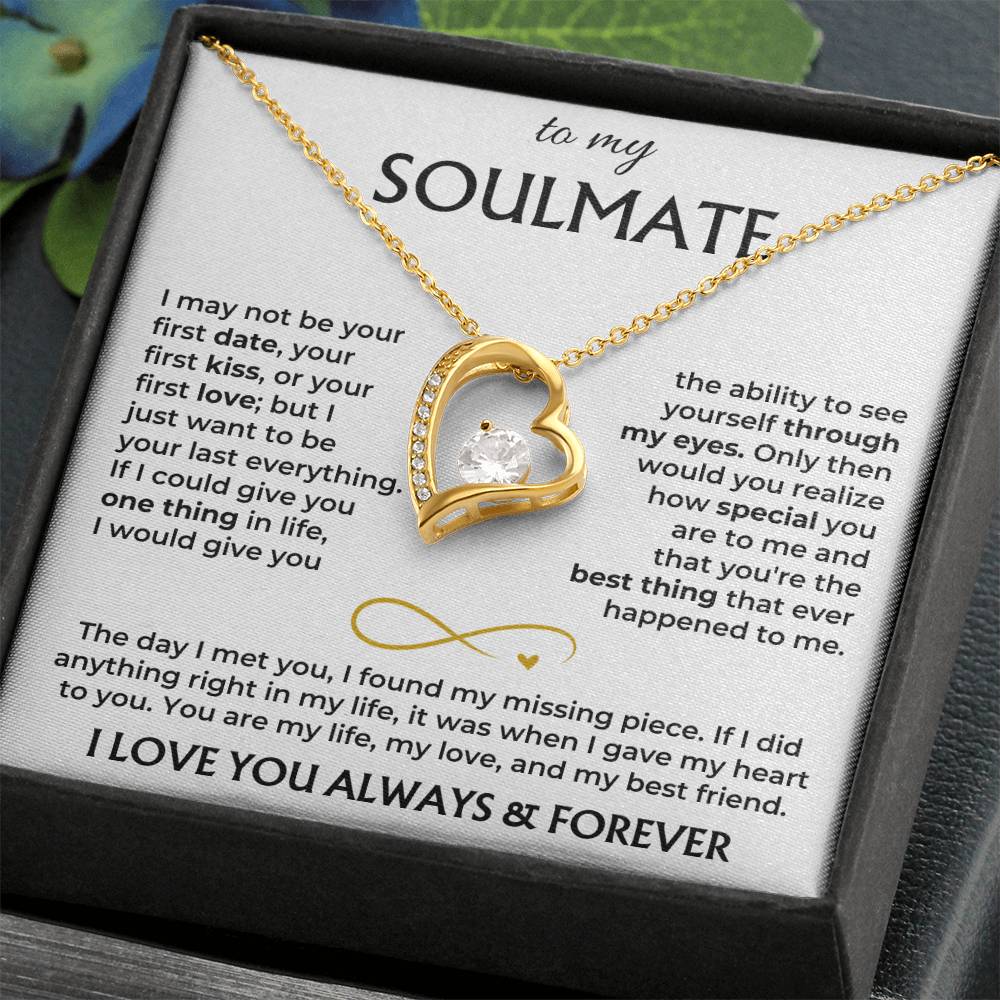 To My Soulmate - Forever Love Gift Set Forever Love Necklace