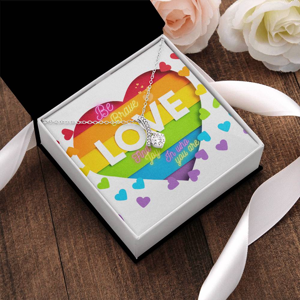 Rainbow Love Alluring Beauty Necklace