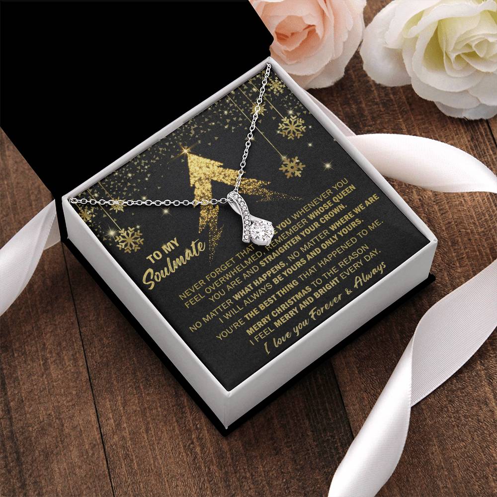 Gift For Your Soulmate Christmas - Merry And Bright - Alluring Alluring Beauty Necklace