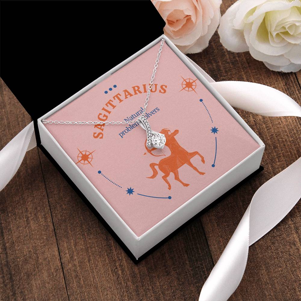 Sagittarius Astrology Necklace Alluring Beauty Necklace