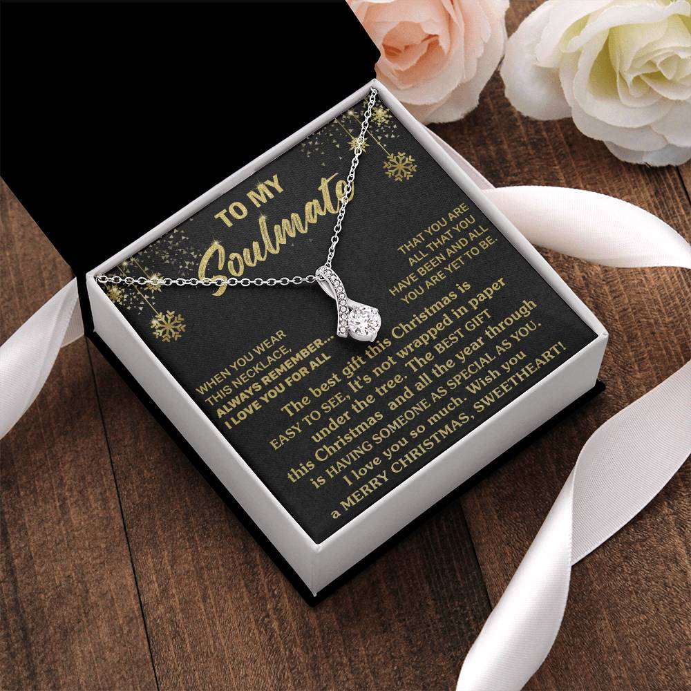 Gift For Your Soulmate Christmas - Someone Special - Alluring Alluring Beauty Necklace