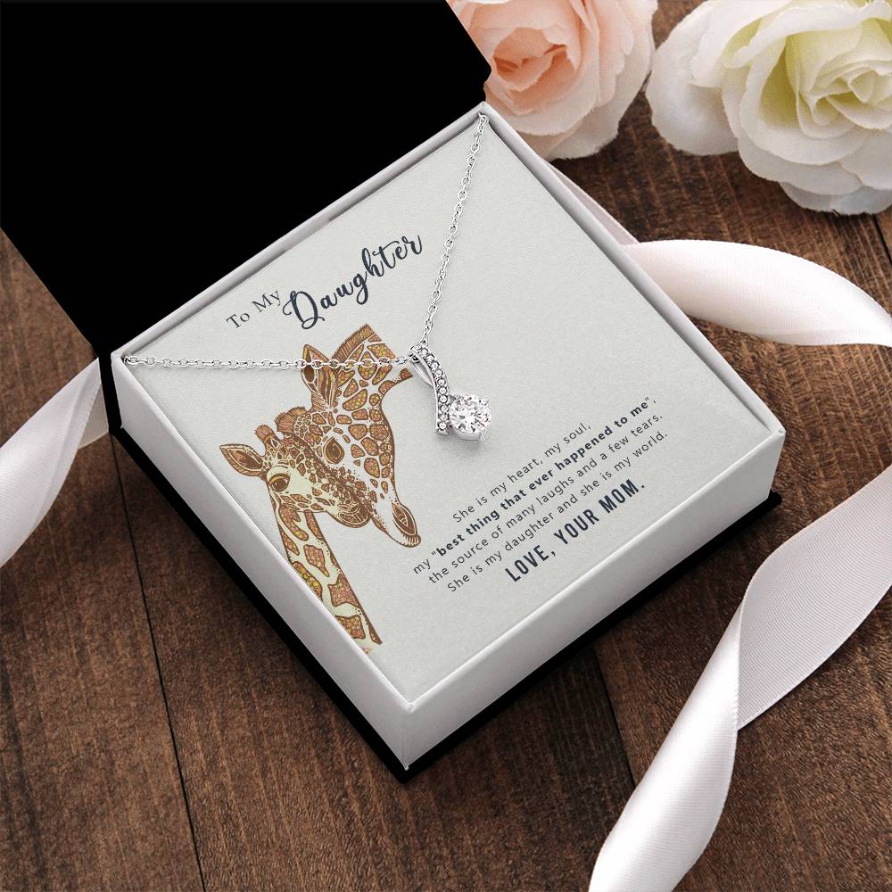 Beautiful Sparkly Pendant Alluring Beauty Necklace