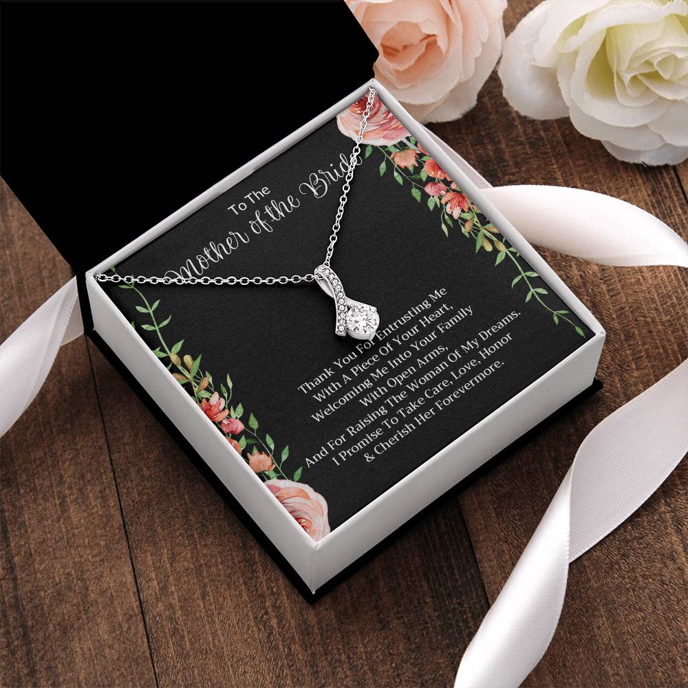 To Mother Of Bride Necklace Alluring Beauty Necklace