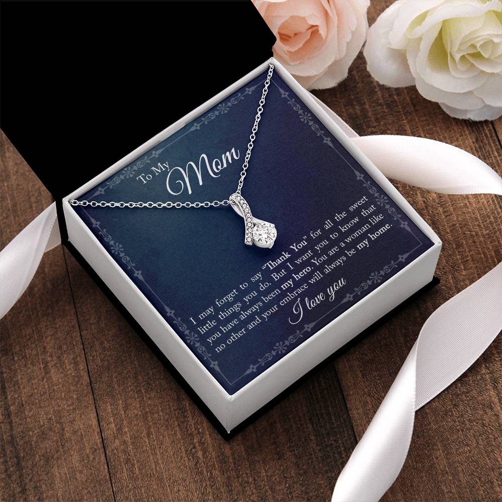 Mom Thank You I Love You - Alluring Beauty Necklace Alluring Beauty Necklace