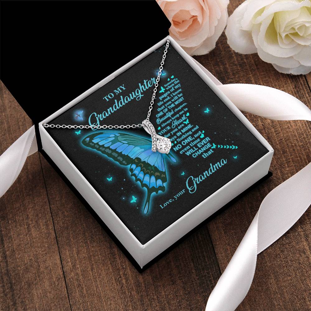 The Most Beautiful Chapters - Best Gift For Granddaughter Alluring Beauty Necklace