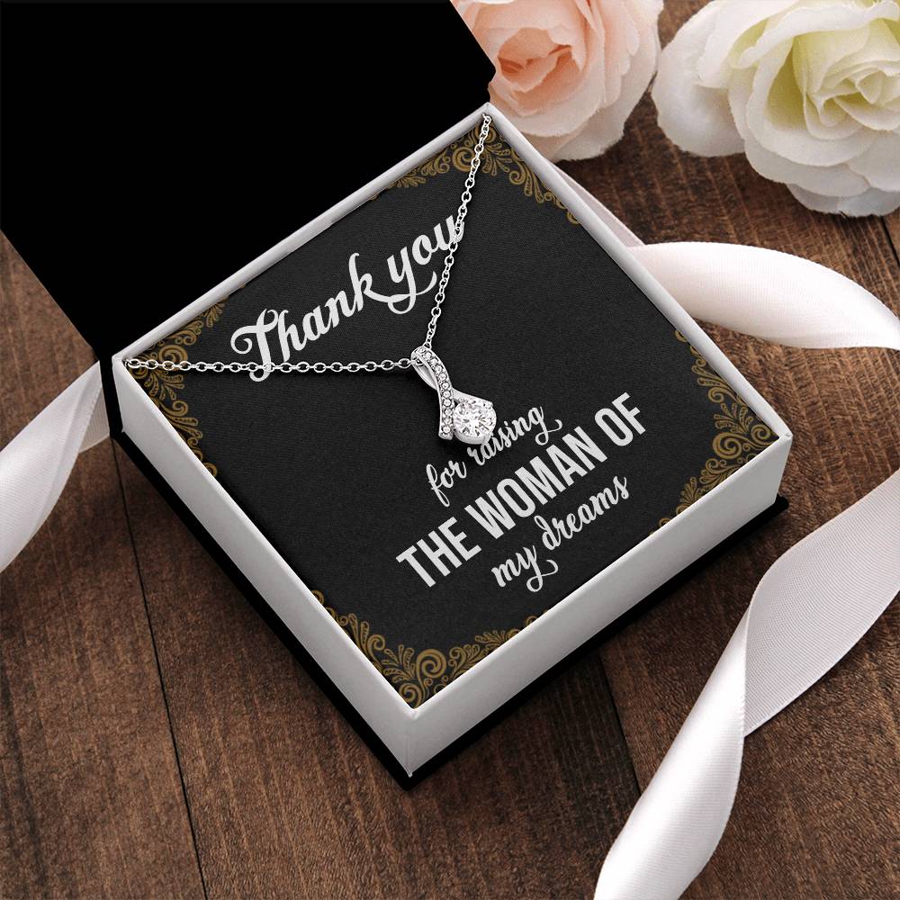 Thank You For Raising The Woman Of My Dreams Alluring Beauty Necklace Alluring Beauty Necklace