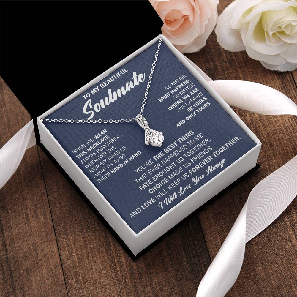 Gift For Your Soulmate Christmas - Forever Together - Alluring Alluring Beauty Necklace